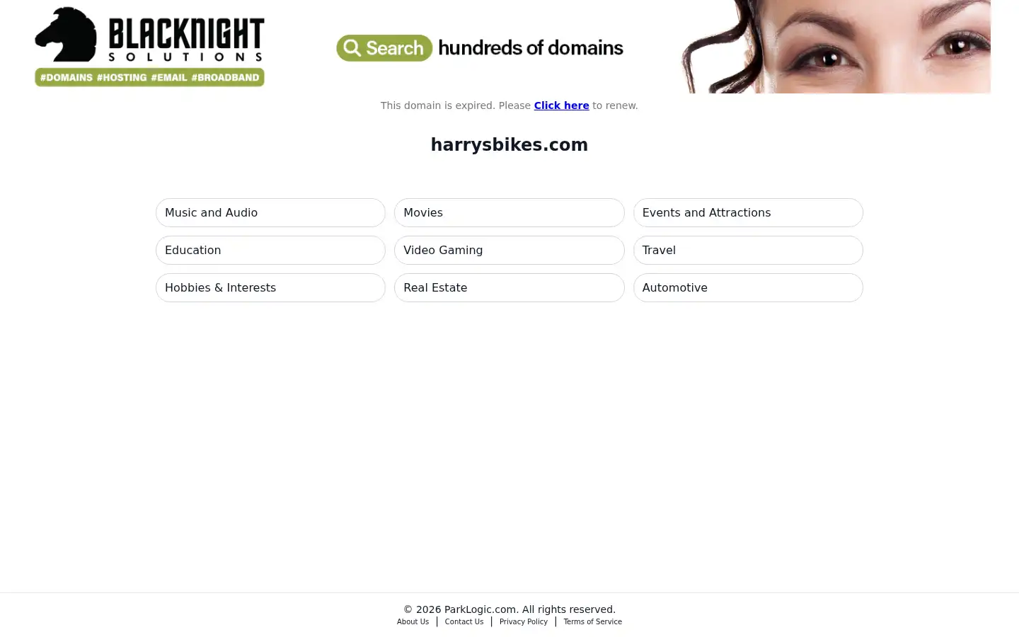 Screenshot of harrysbikes.com