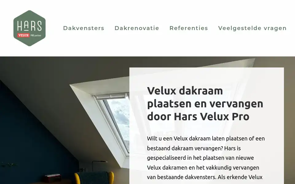 Screenshot of hars.be