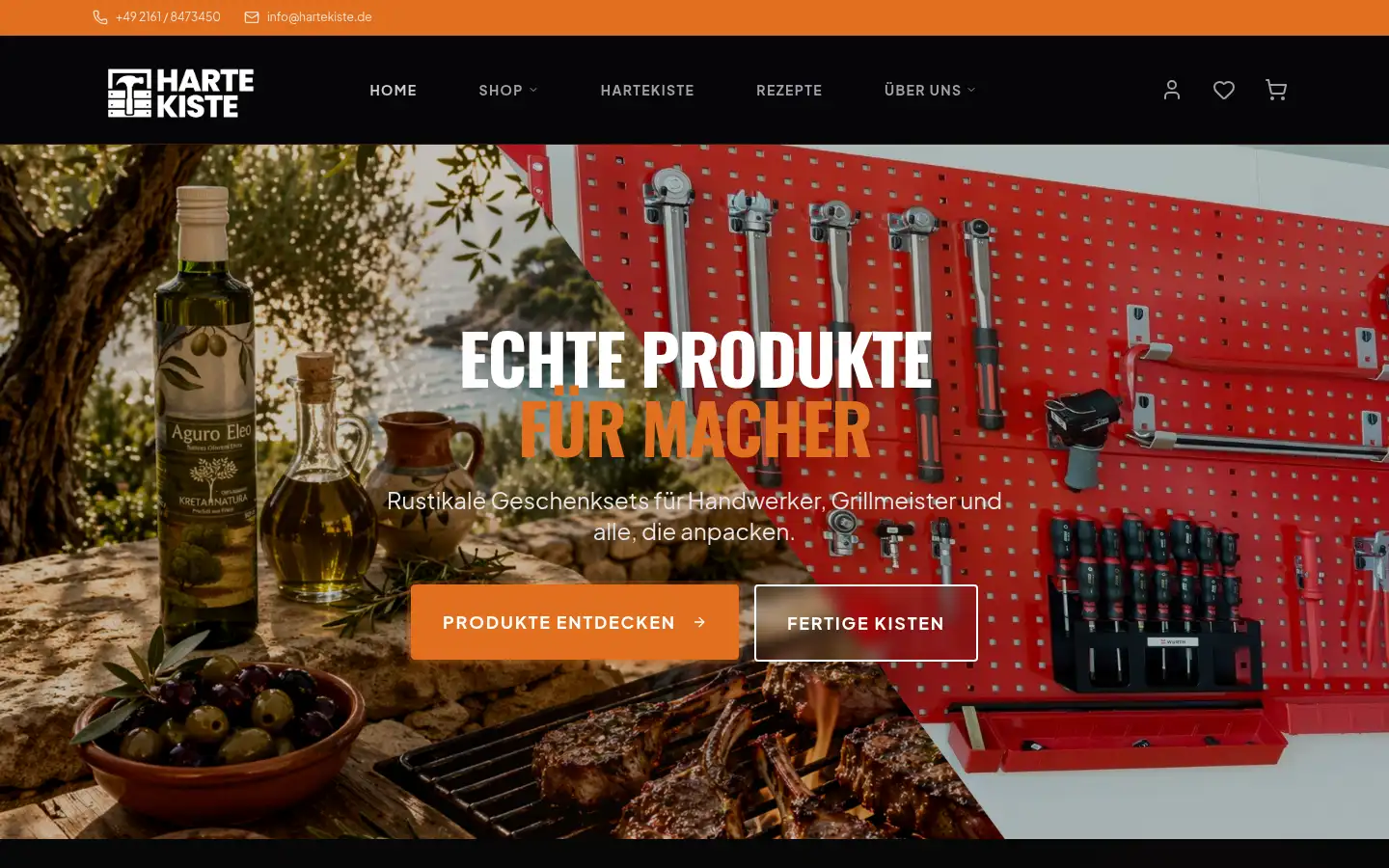 Screenshot of hartekiste.de