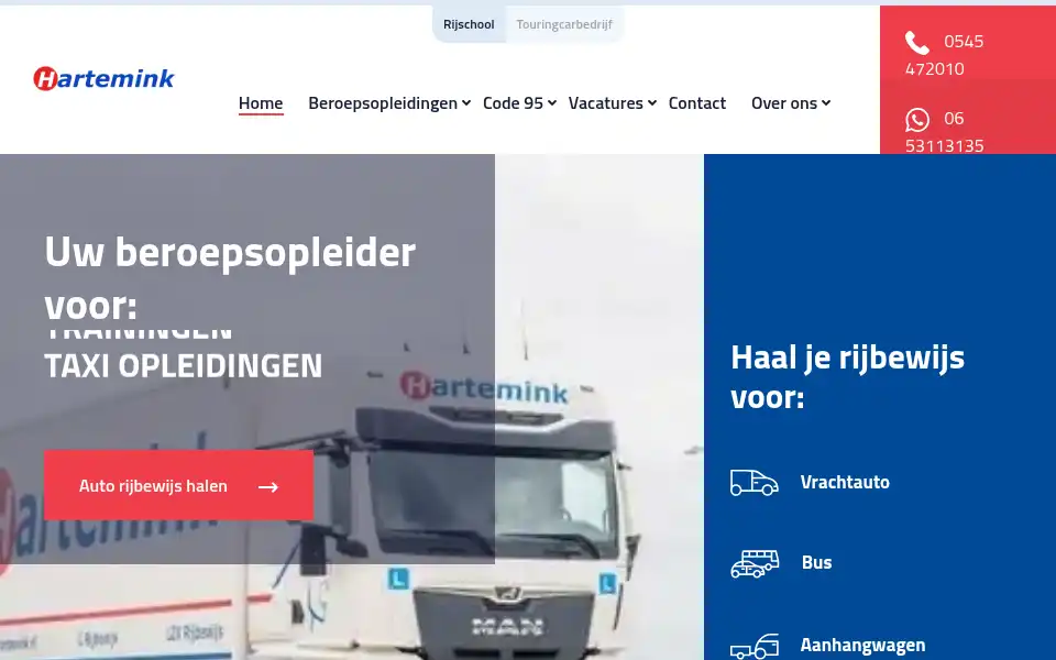 Screenshot of hartemink.nl