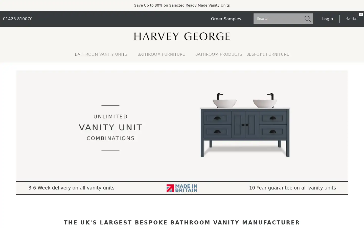 Screenshot of harvey-george.com
