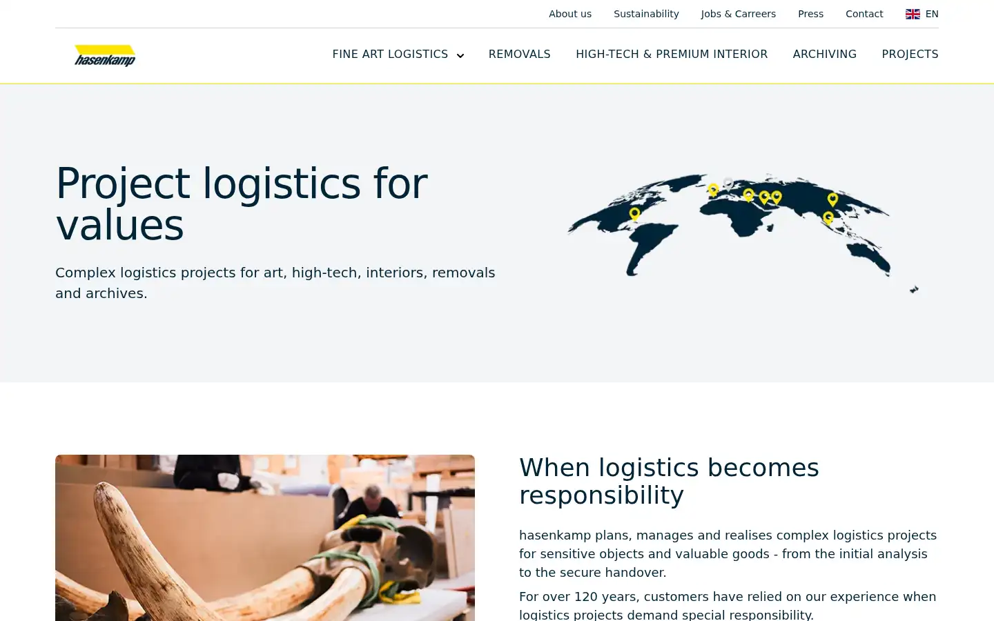 Screenshot of hasenkamp.com