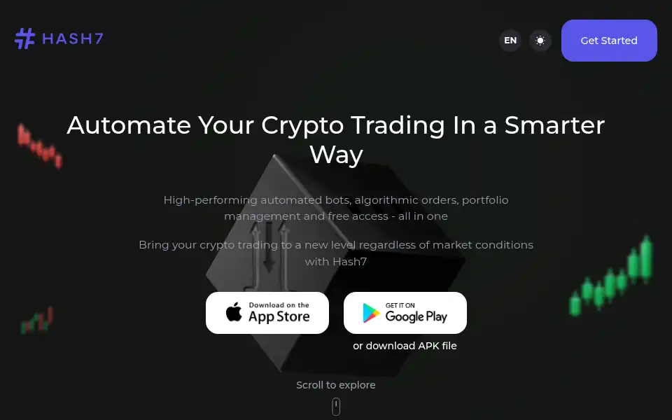 Screenshot of hash7.io