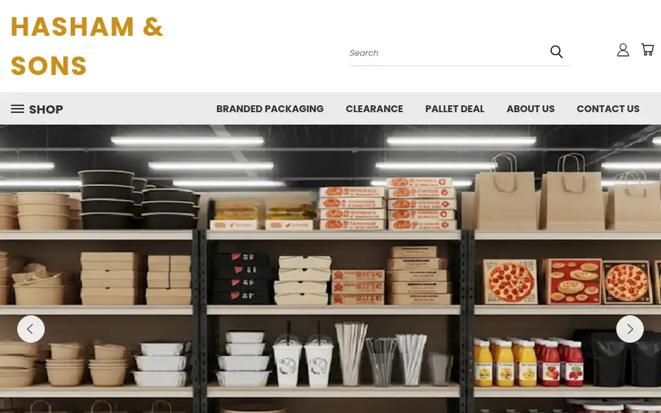 Screenshot of hashamandsons.com