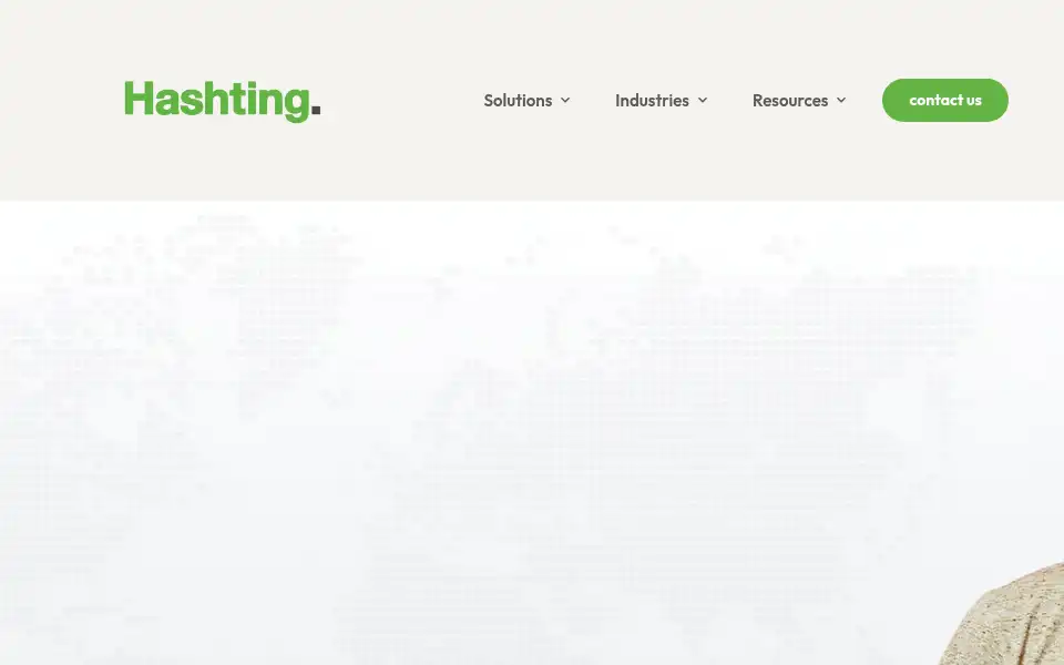 Screenshot of hashting.com