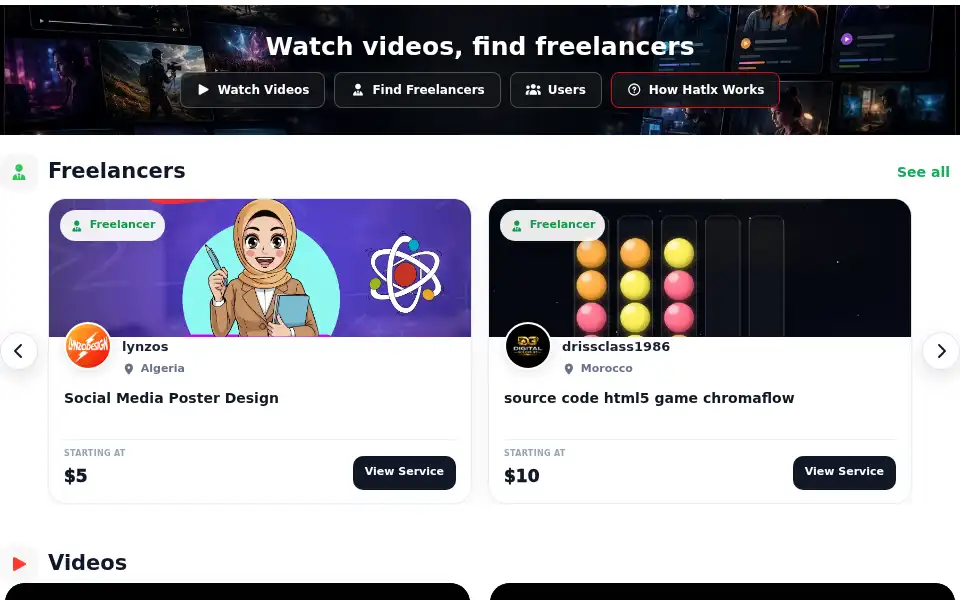 Screenshot of hatlx.com