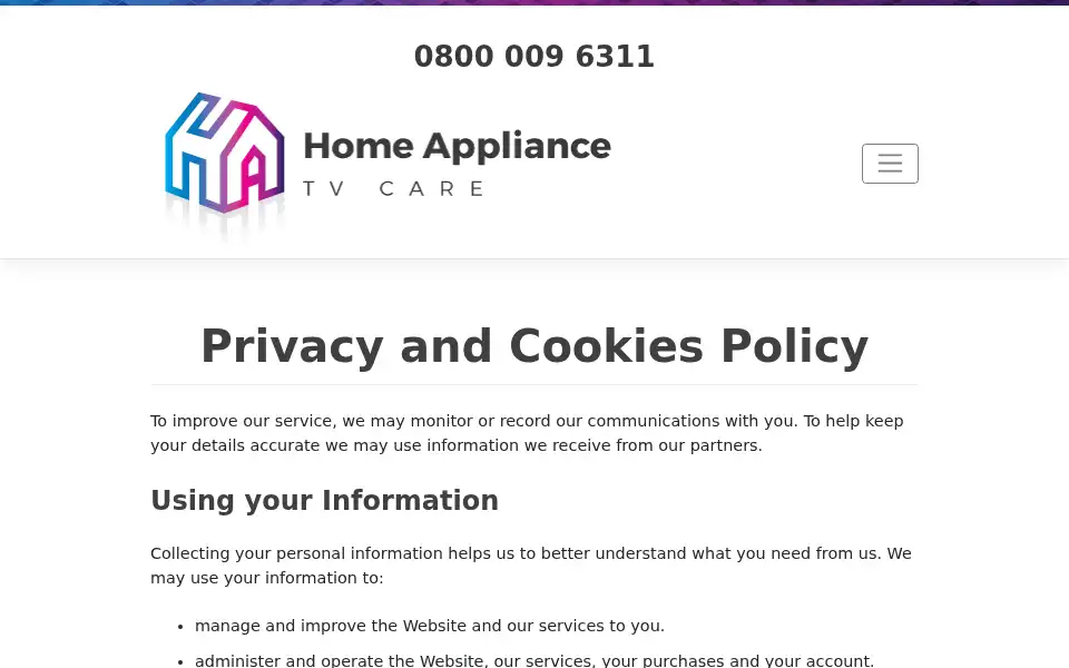 Screenshot of hatvc.co.uk