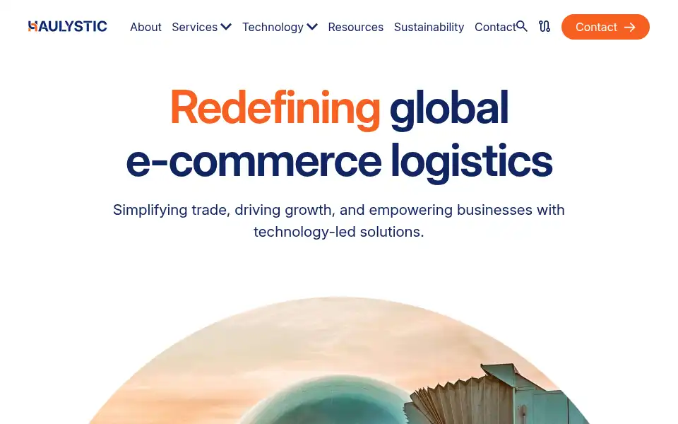 Screenshot of haulystic.com