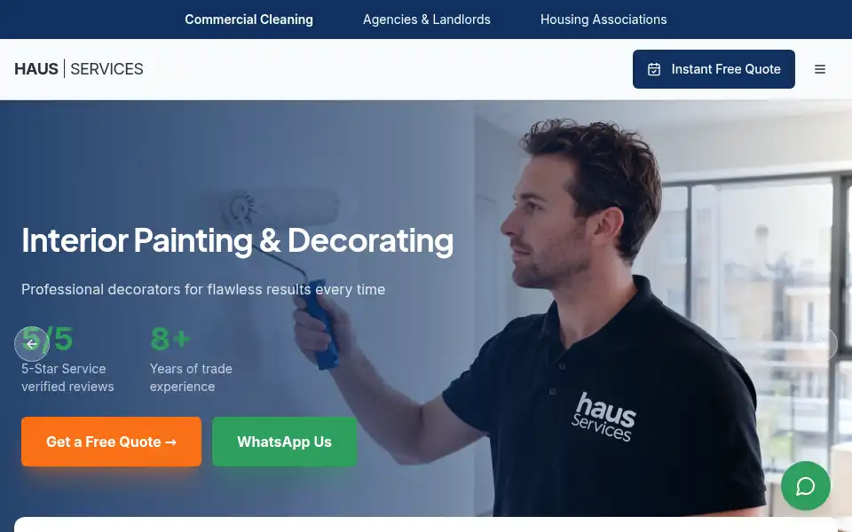 Screenshot of haus-services.pro