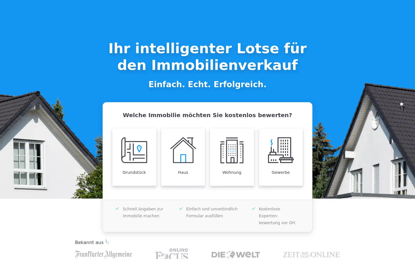 Screenshot of hausgold.de