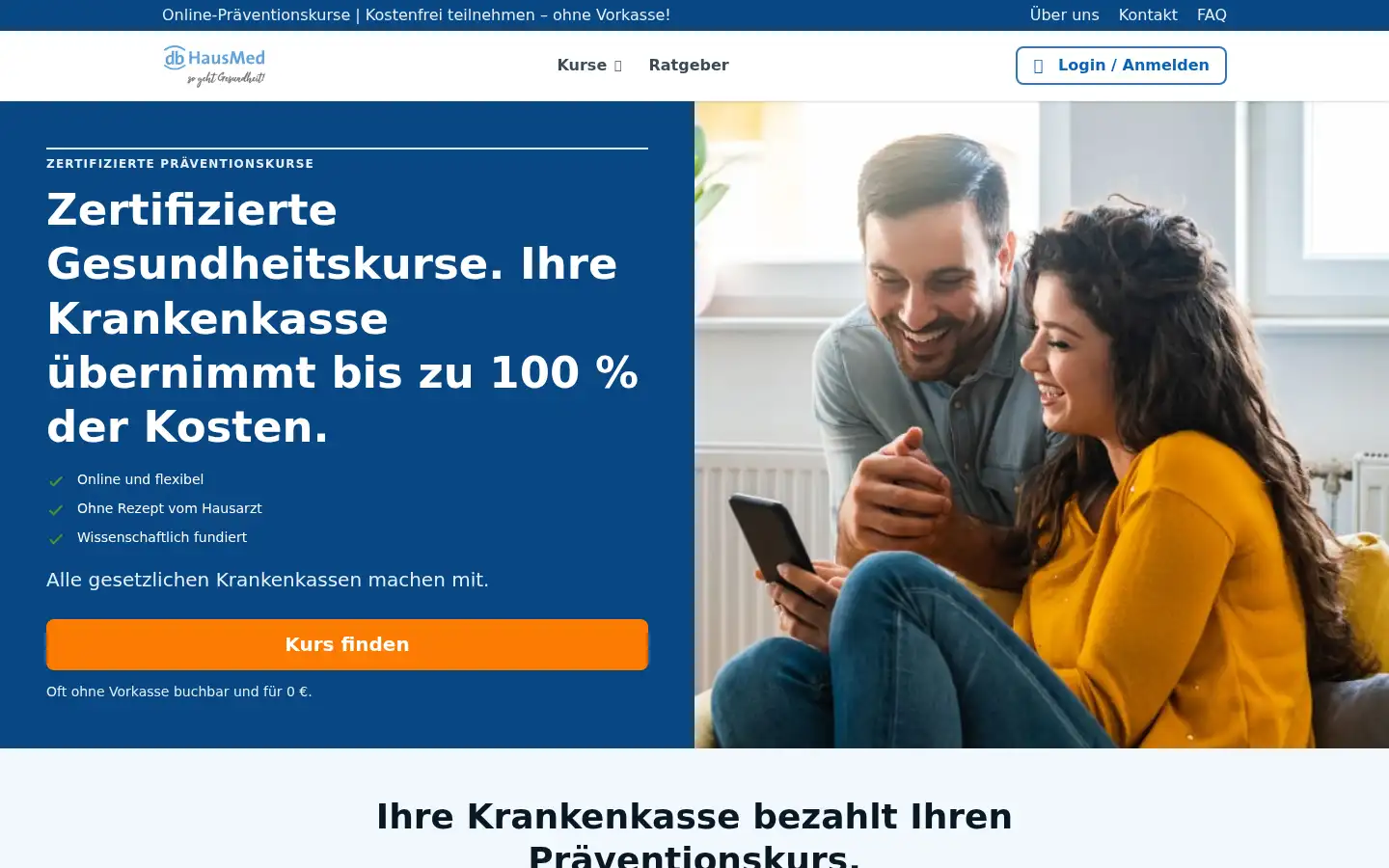 Screenshot of hausmed.de