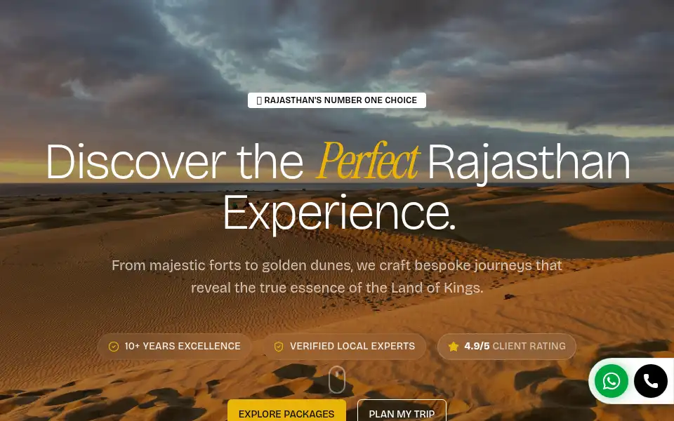Screenshot of havishetravel.com