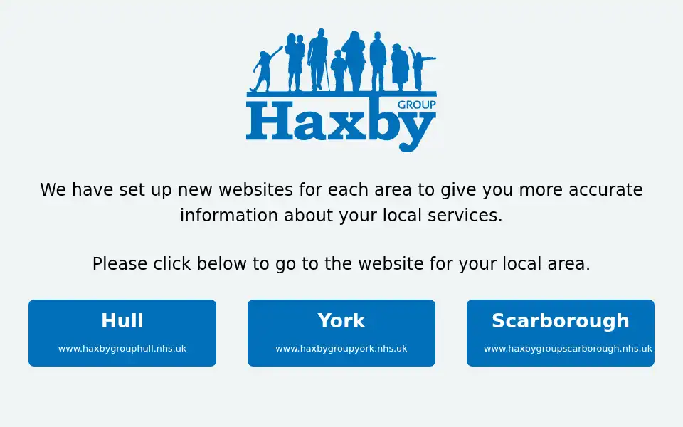 Screenshot of haxbygroup.co.uk