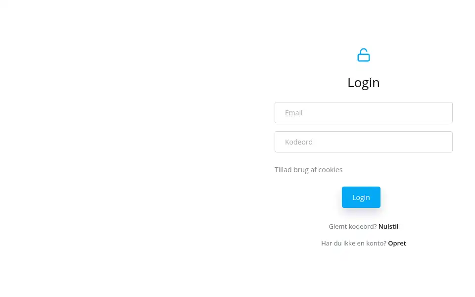 Screenshot of hb-care.dk
