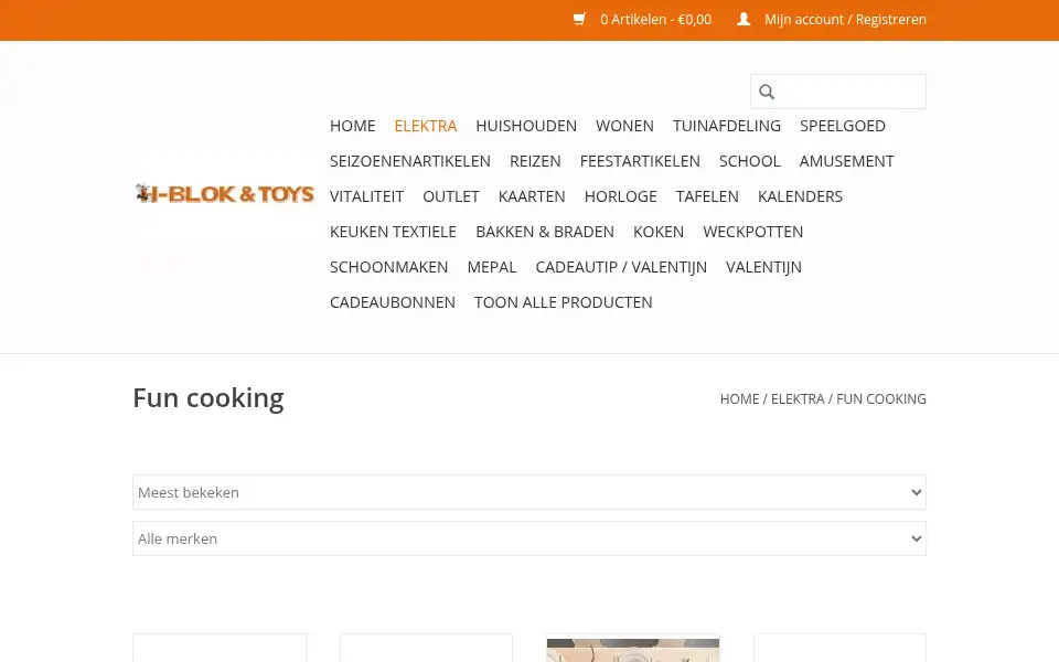 Screenshot of hblok.nl