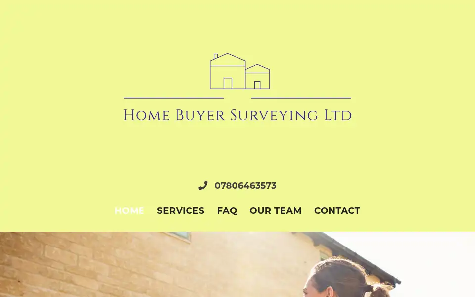 Screenshot of hbsurveyingltd.co.uk
