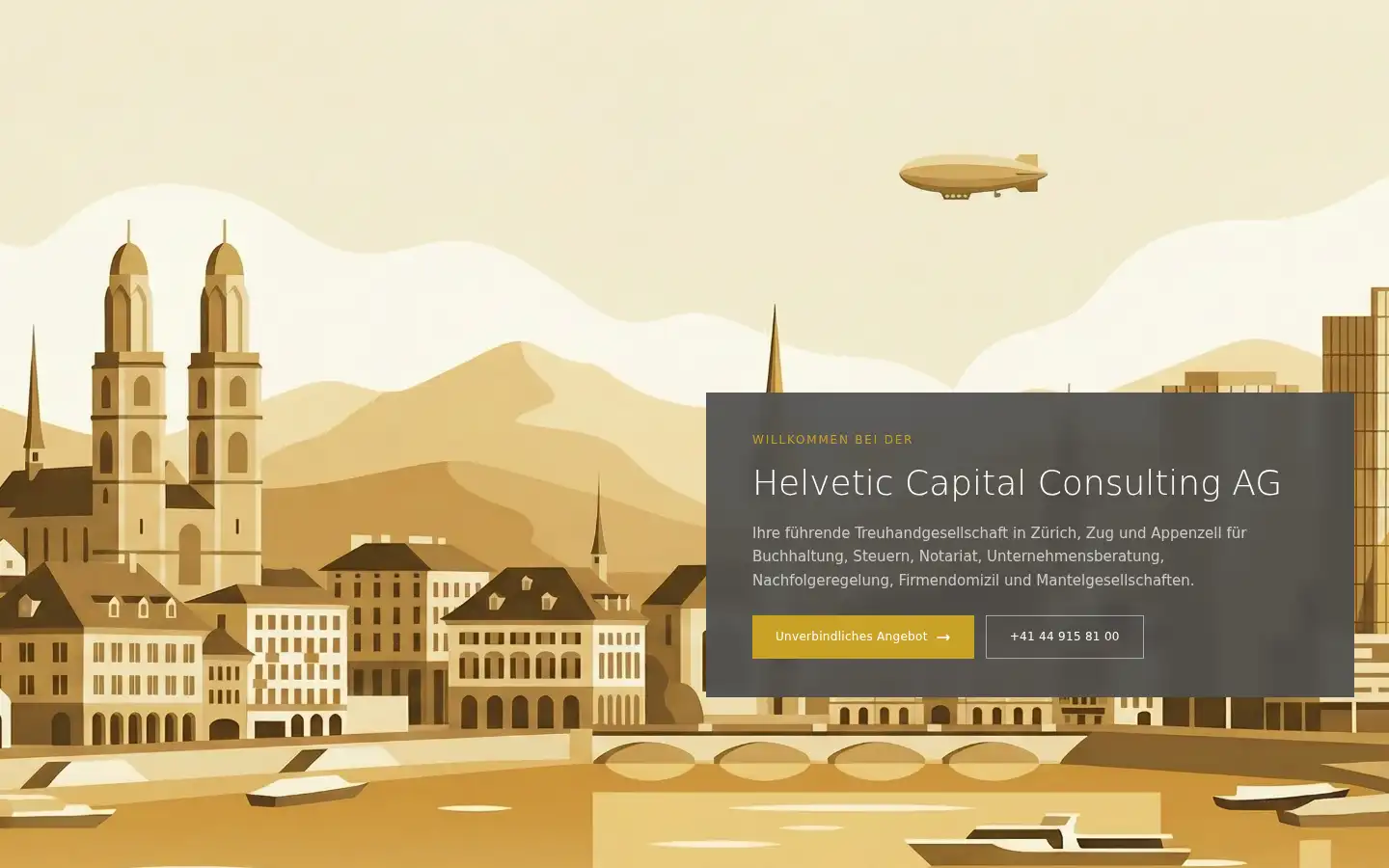 Screenshot of hcc-ag.ch