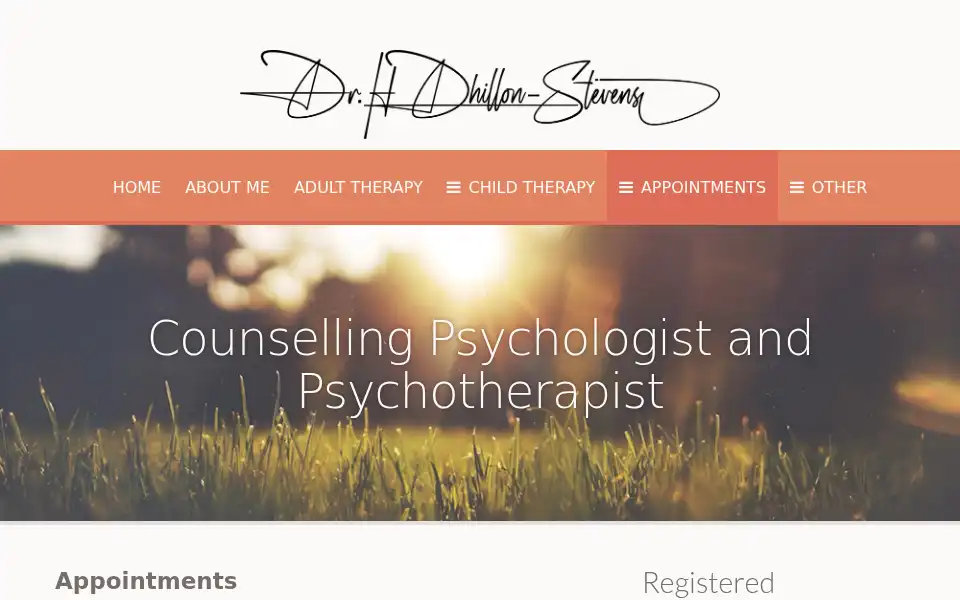 Screenshot of hdstherapy.com