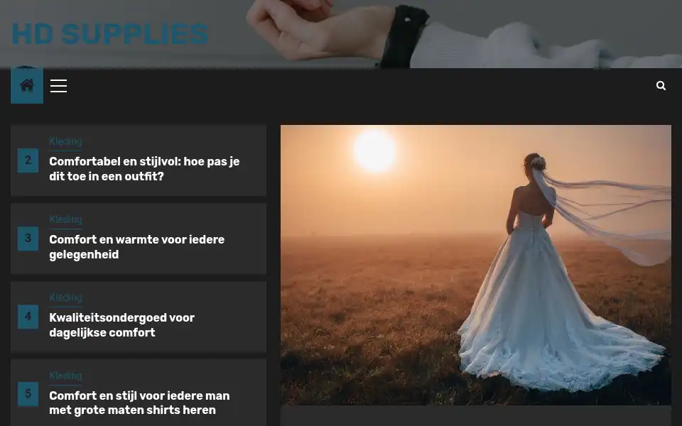 Screenshot of hdsupplies.nl