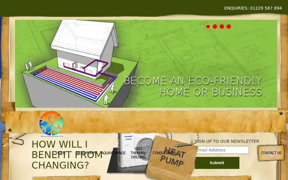 Screenshot of heacol.co.uk