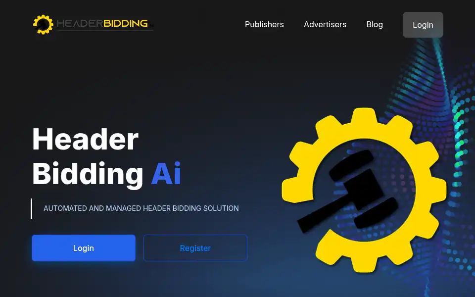 Screenshot of headerbidding.ai