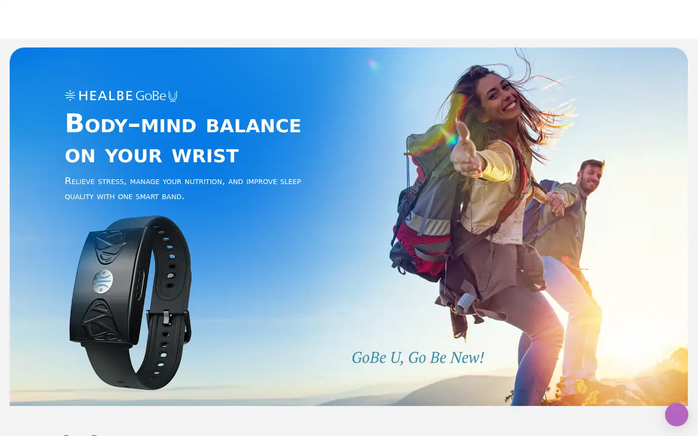 Screenshot of healbe.com