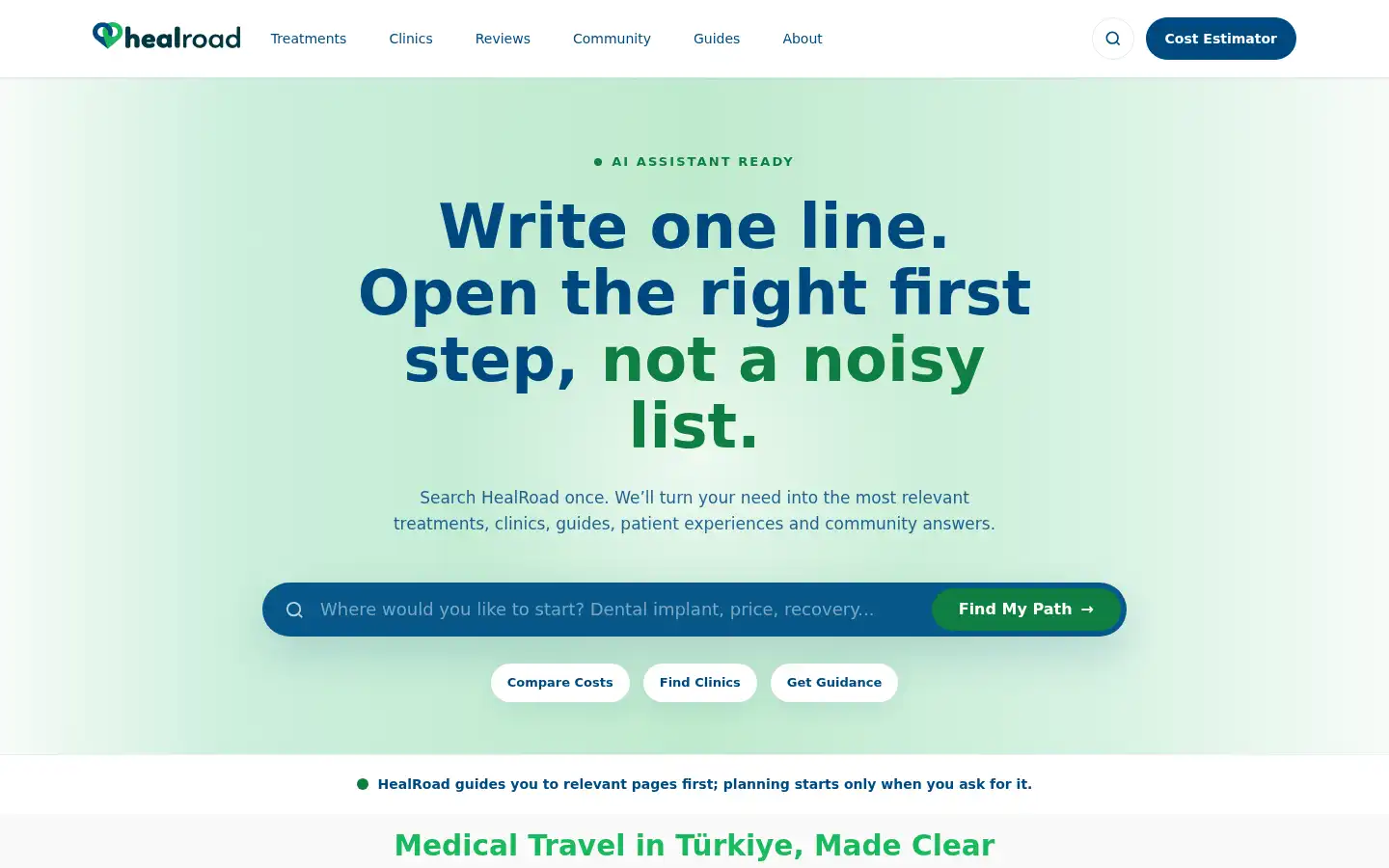 Screenshot of healroad.com