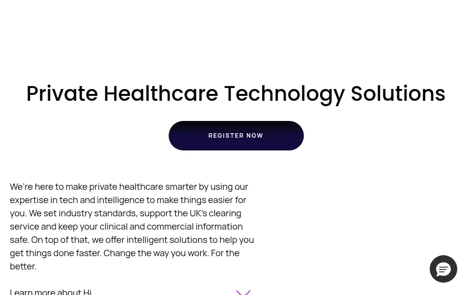 Screenshot of healthcode.co.uk