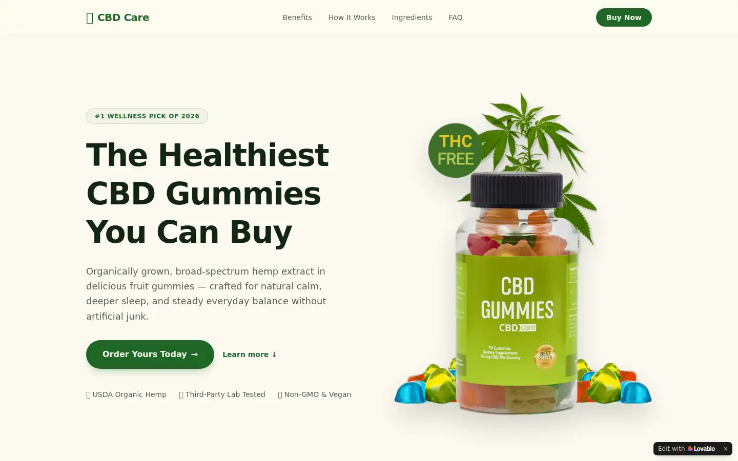 Screenshot of healthiest-cbd-gummies.lovable.app