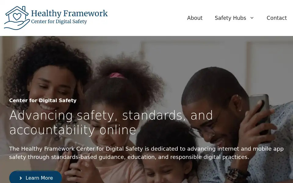 Screenshot of healthyframework.com
