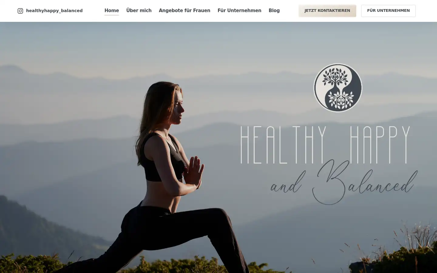 Screenshot of healthyhappyandbalanced.de