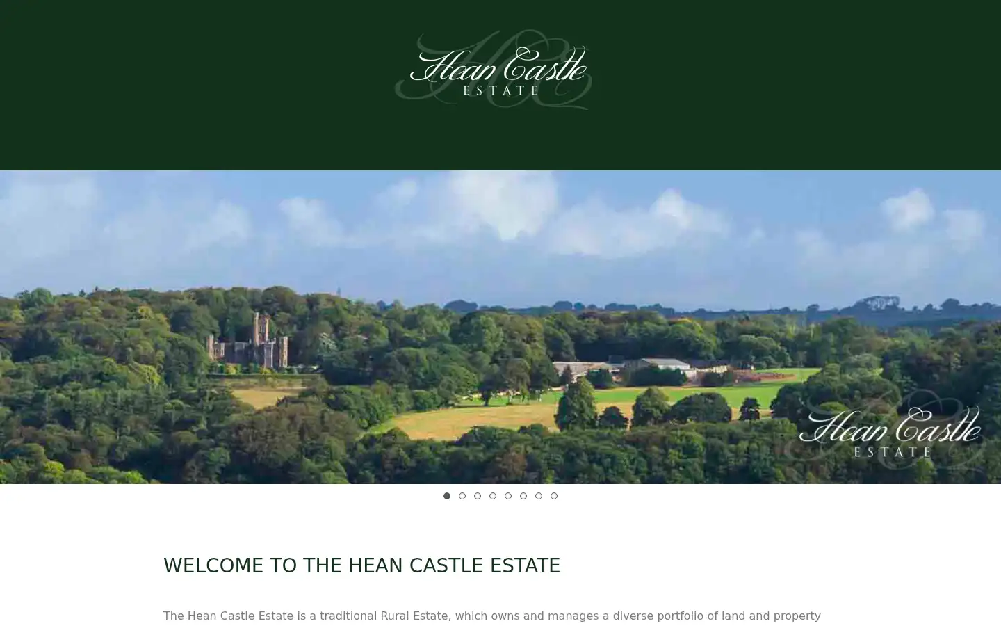 Screenshot of hean-castle-estate.com