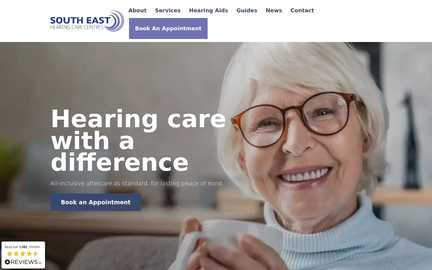 Screenshot of hearingcarecentres.co.uk