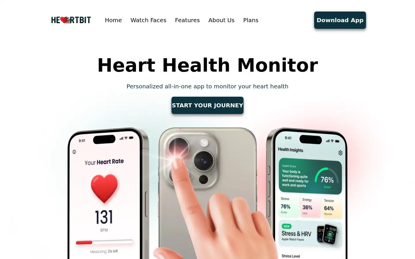 Screenshot of heartbit.app