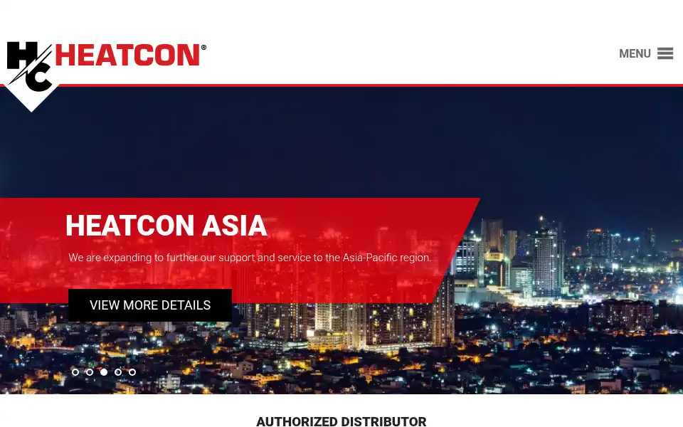 Screenshot of heatcon.com