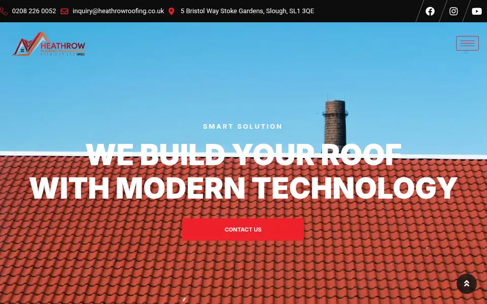 Screenshot of heathrowroofing.co.uk