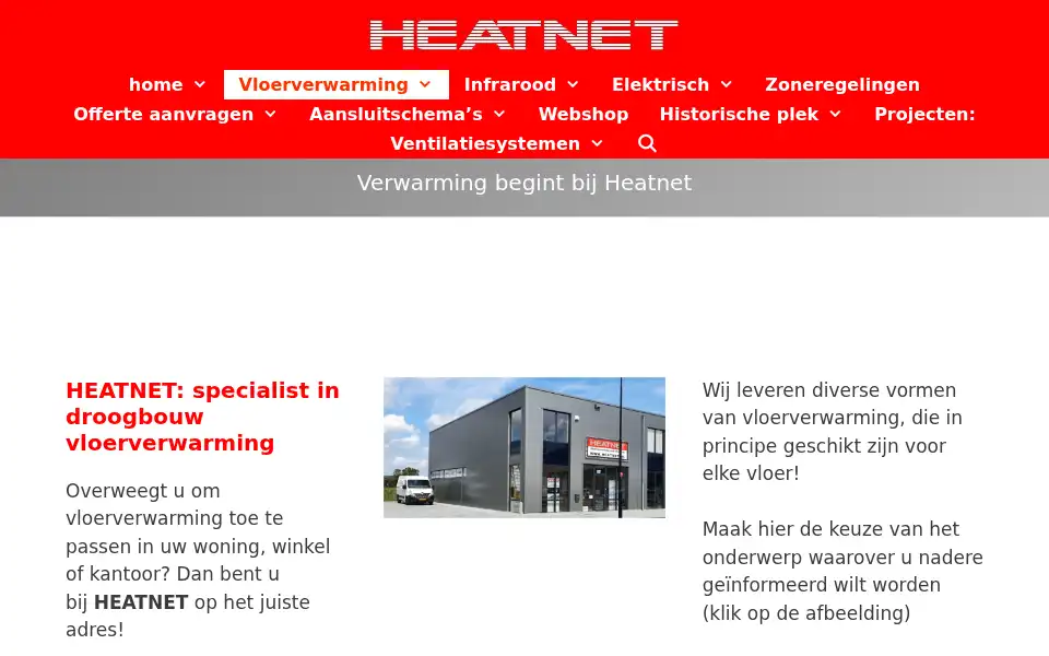 Screenshot of heatnet.nl