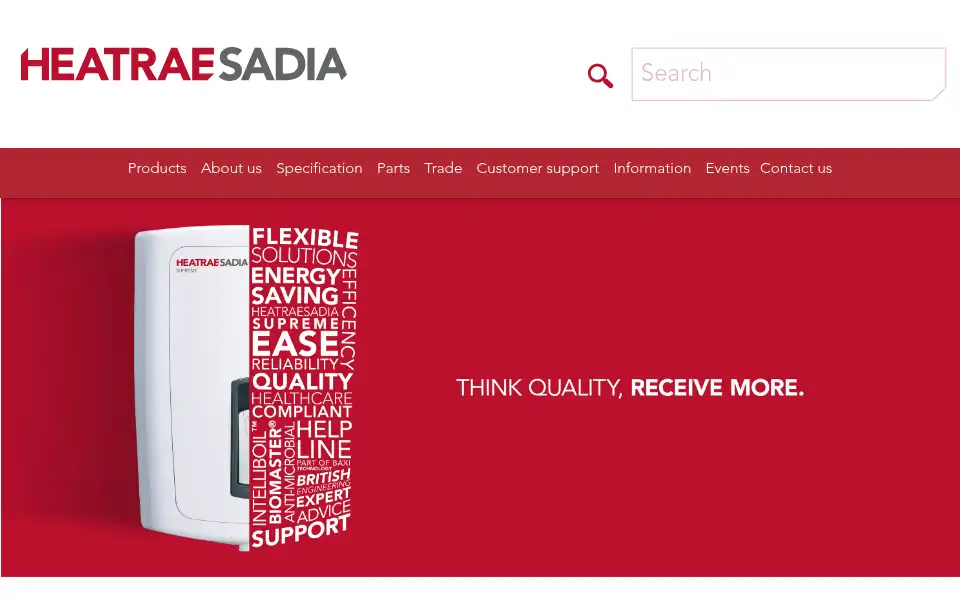 Screenshot of heatraesadia.com