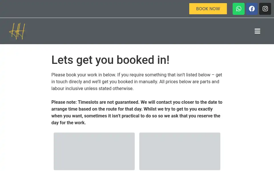 Screenshot of heaysmansheating.com