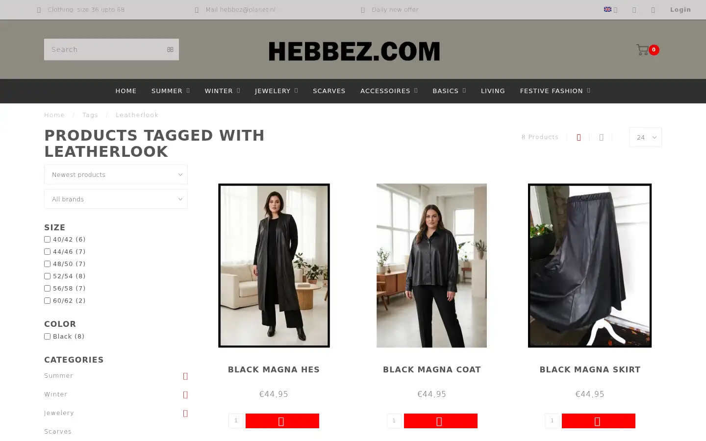 Screenshot of hebbez.com