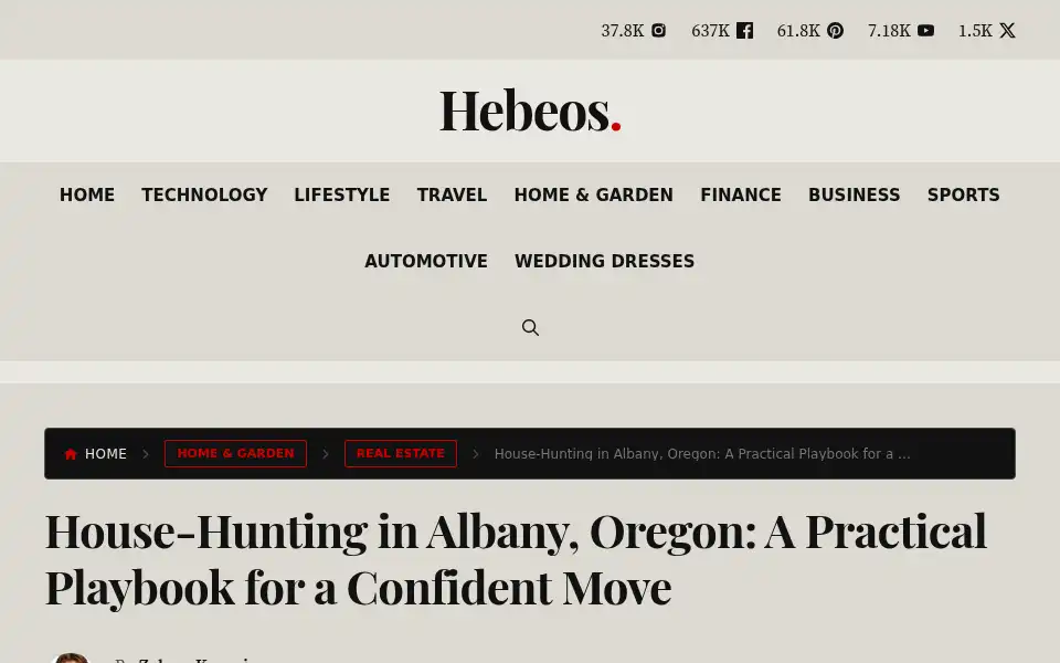 Screenshot of hebeos.com