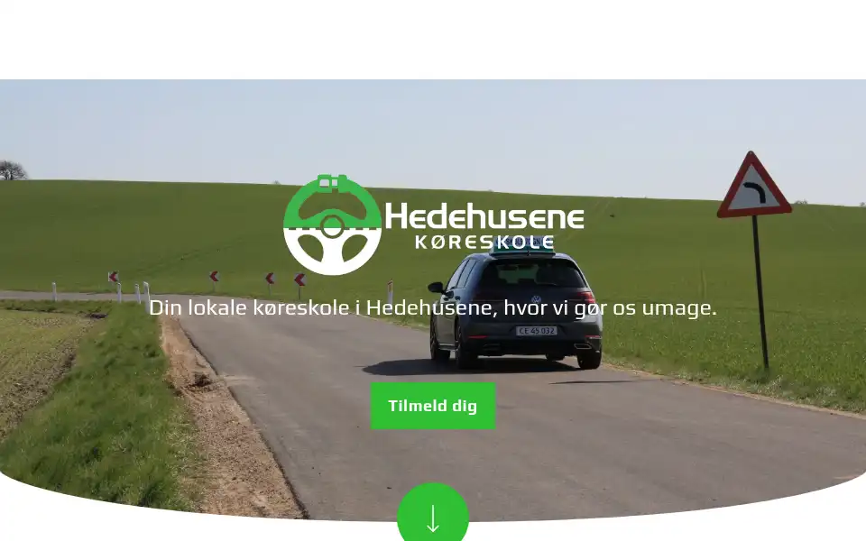 Screenshot of hedehusene-koereskole.dk