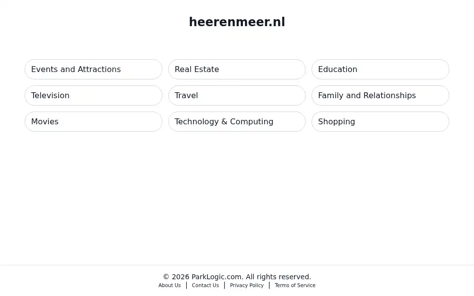 Screenshot of heerenmeer.nl