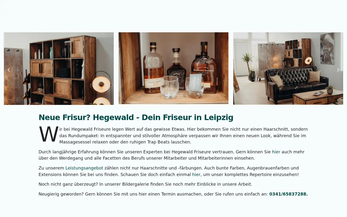 Screenshot of hegewald-friseure.de