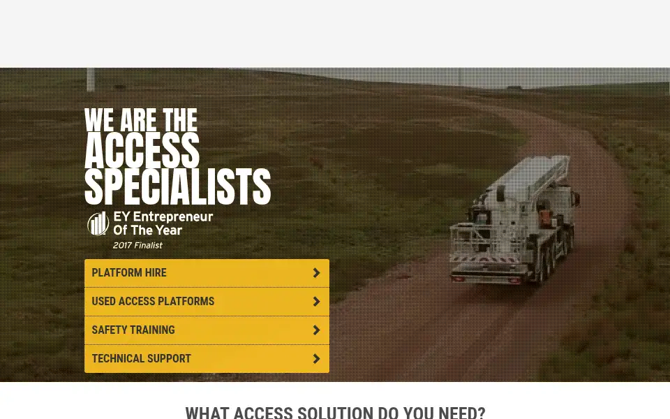 Screenshot of heightforhire.com