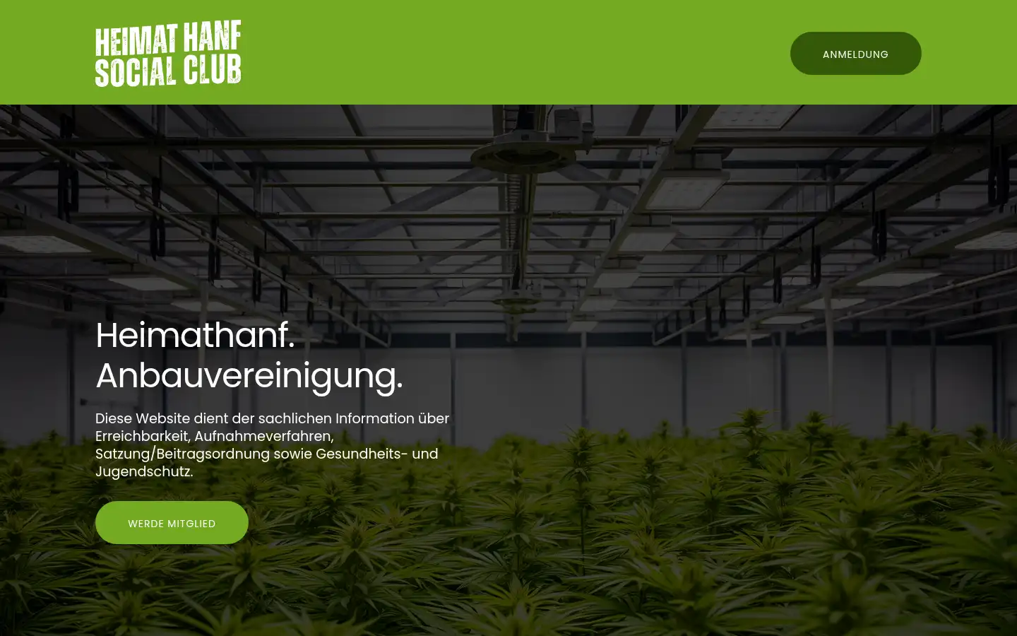 Screenshot of heimathanf.club