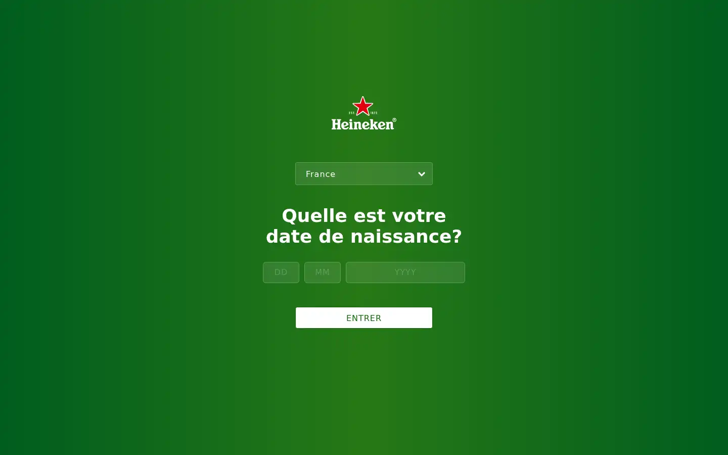 Screenshot of heineken.nl
