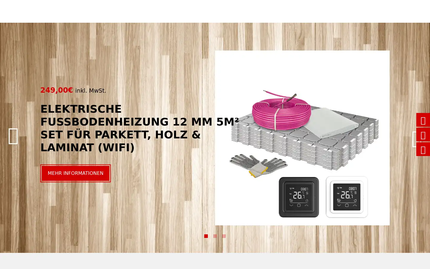 Screenshot of heizboden24.de