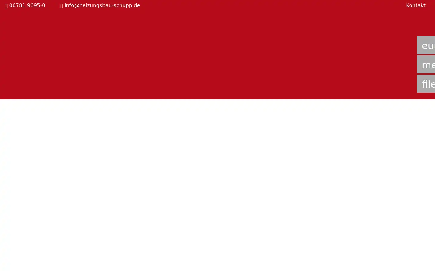 Screenshot of heizungsbau-schupp.de
