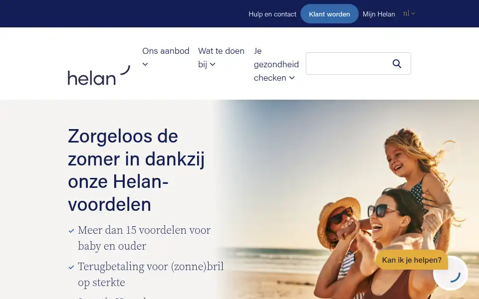 Screenshot of helan.be